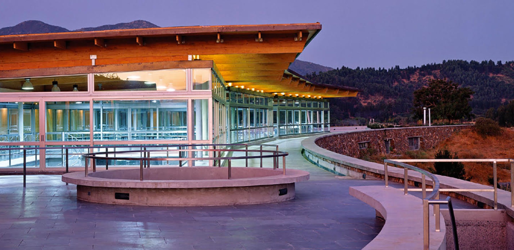 Matetic Vineyards wine cellar outdoor view