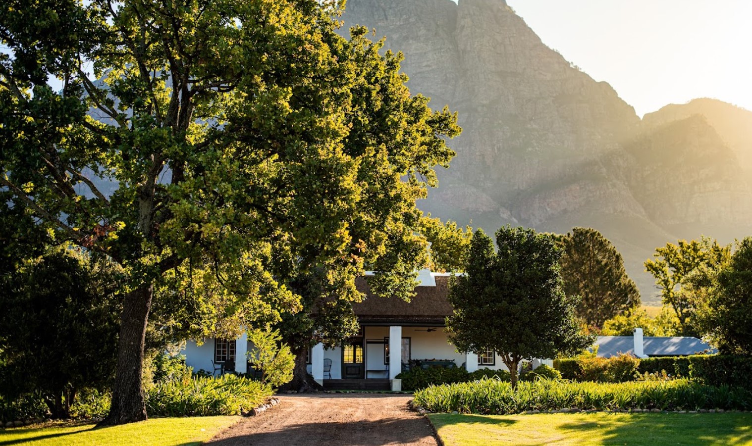 Outdoor view of the Boschendal Farm Estate