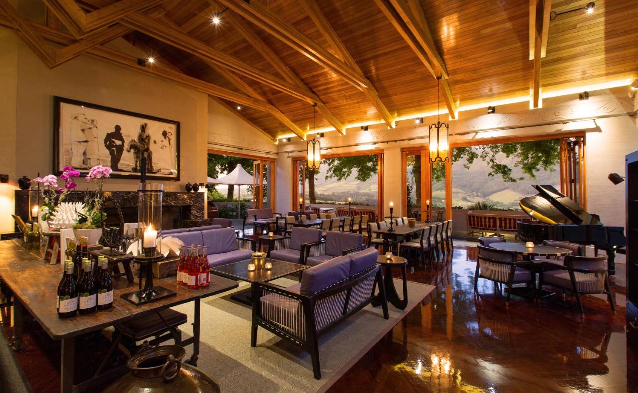 indoor of a restaurant at Delaire Graff Estate