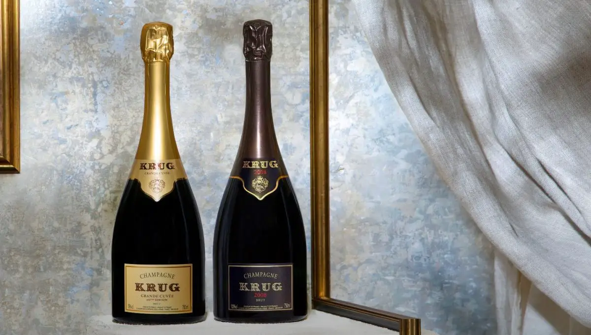 Krug Brut and Grande Cuvée champagne