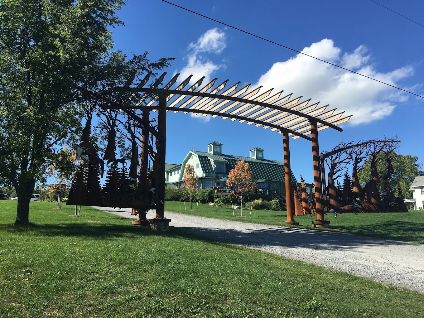 Fox Run Vineyards entrance view