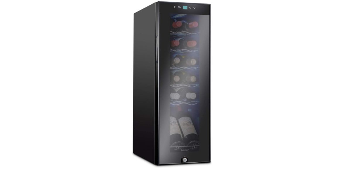 Ivation 12 Bottle Compressor Wine Fridge