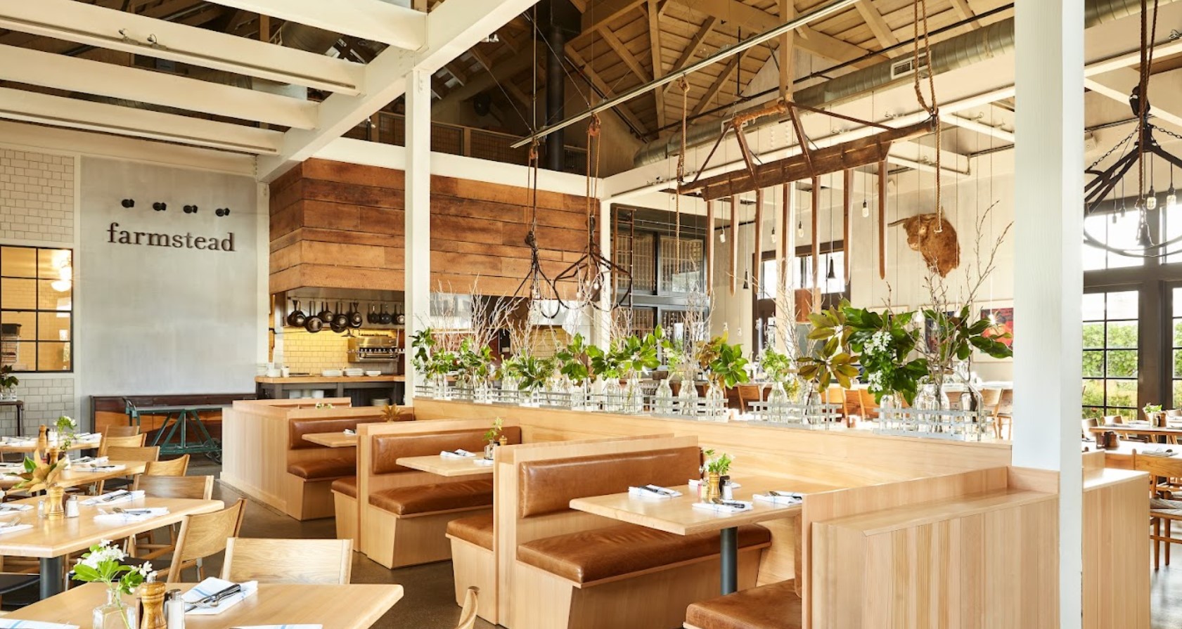 Interior decor of a Farmstead at Long Meadow Ranch