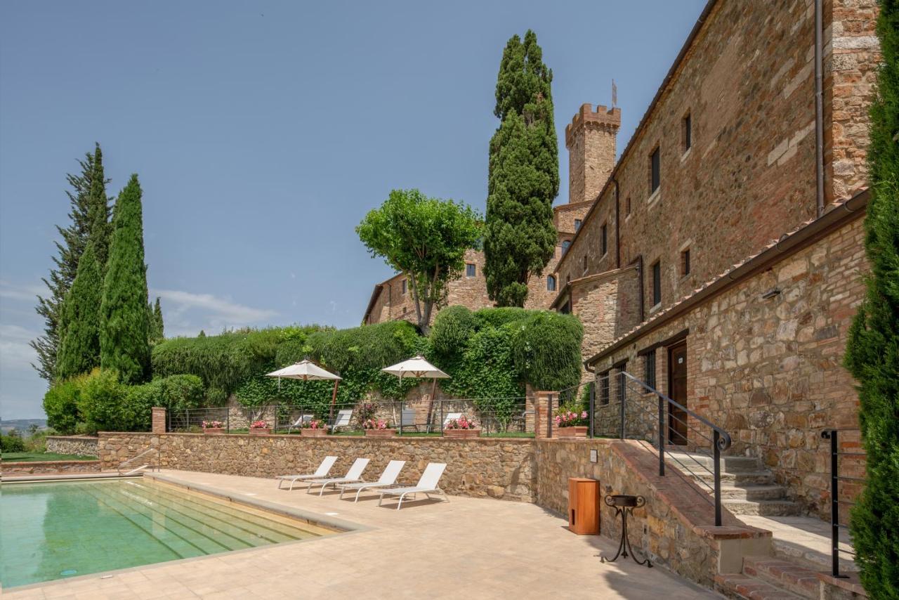 Castello Banfi – Il Borgo pool and borgo outdoor view